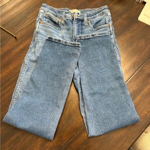 Madewell Mid Rise Stovepipe Jeans. Size 26